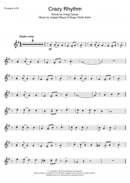 page one of Crazy Rhythm (Trumpet Solo)