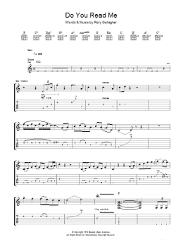 page one of Do You Read Me (Guitar Tab)