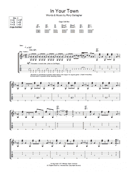 page one of In Your Town (Guitar Tab)