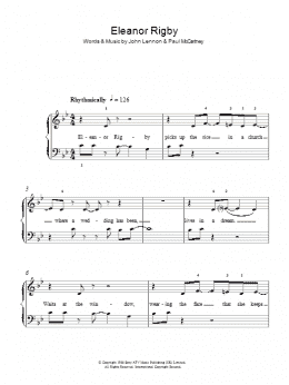page one of Eleanor Rigby (Easy Piano)