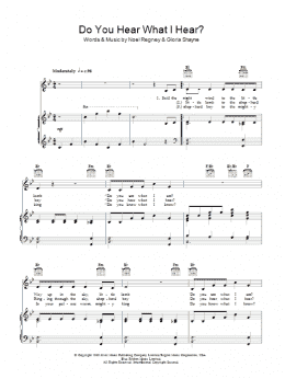 page one of Do You Hear What I Hear (Piano, Vocal & Guitar Chords)