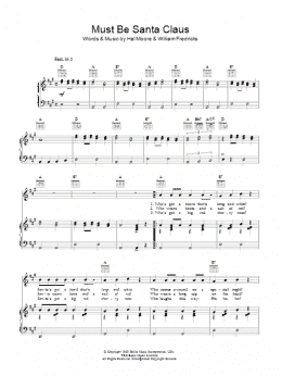 page one of Must Be Santa Claus (Piano, Vocal & Guitar Chords)
