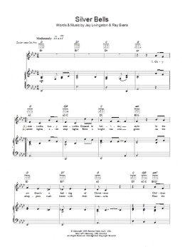 page one of Silver Bells (Piano, Vocal & Guitar Chords)