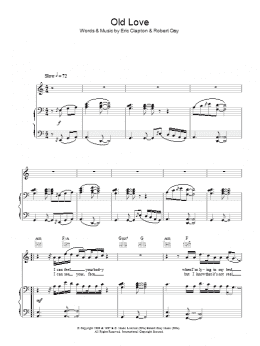 page one of Old Love (Piano, Vocal & Guitar Chords)