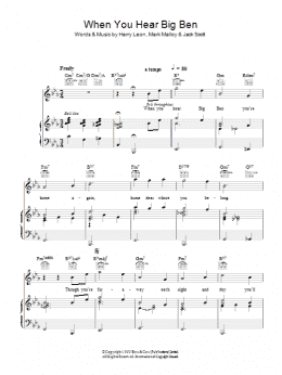 page one of When You Hear Big Ben (You're Home Again) (Piano, Vocal & Guitar Chords)