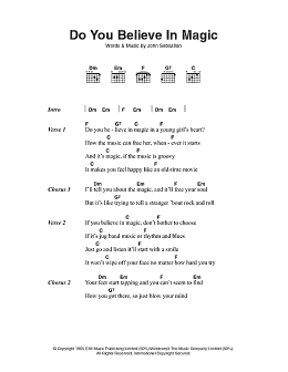 page one of Do You Believe In Magic (Guitar Chords/Lyrics)