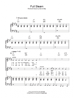 page one of Full Steam (Piano, Vocal & Guitar Chords)