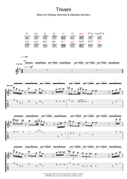 page one of Triveni (Guitar Tab)