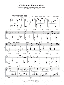 page one of Christmas Time (Is Here Again) (Piano Solo)
