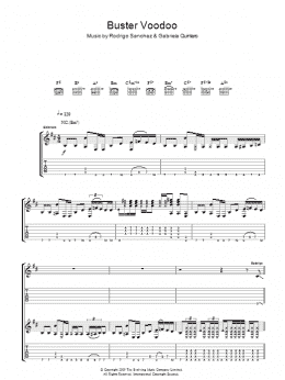 page one of Buster Voodoo (Guitar Tab)