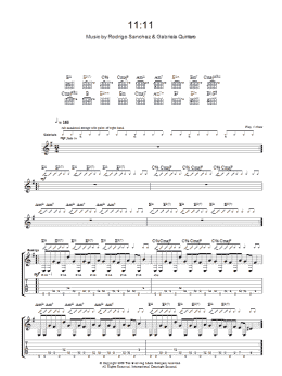 page one of 11:11 (Guitar Tab)