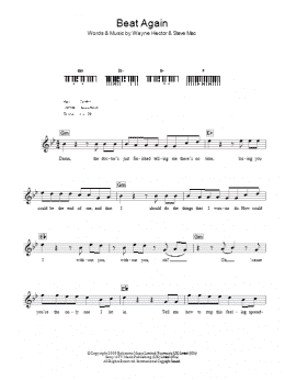 page one of Beat Again (Lead Sheet / Fake Book)