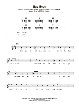 page one of Bad Boys (Lead Sheet / Fake Book)