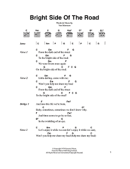 page one of Bright Side Of The Road (Guitar Chords/Lyrics)