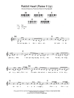 page one of Rabbit Heart (Raise It Up) (Lead Sheet / Fake Book)