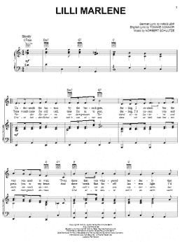 page one of Lilli Marlene (Piano, Vocal & Guitar Chords (Right-Hand Melody))