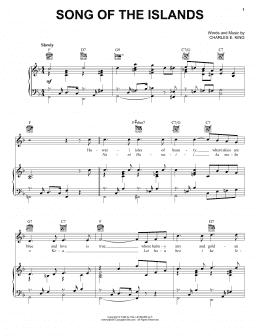 page one of Song Of The Islands (Piano, Vocal & Guitar Chords (Right-Hand Melody))