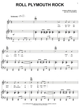 page one of Roll Plymouth Rock (Piano, Vocal & Guitar Chords (Right-Hand Melody))