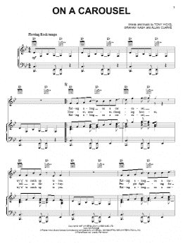 page one of On A Carousel (Piano, Vocal & Guitar Chords (Right-Hand Melody))