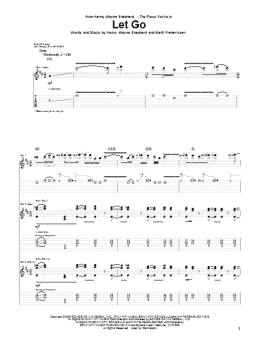 page one of Let Go (Guitar Tab)