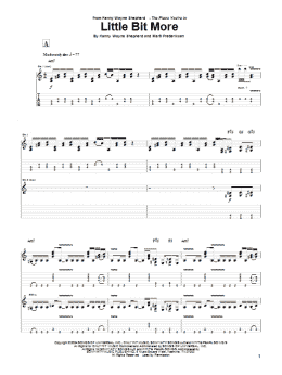 page one of Little Bit More (Guitar Tab)