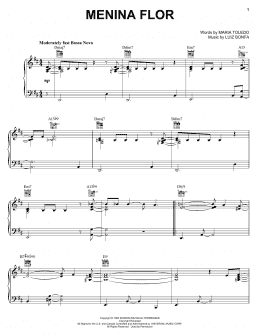 page one of Menina Flor (Piano Solo)