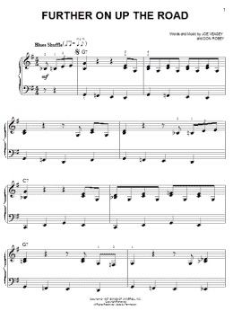 page one of Further On Up The Road (Easy Piano)