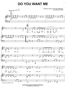 page one of Do You Want Me? (Piano, Vocal & Guitar Chords (Right-Hand Melody))