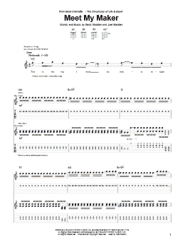 page one of Meet My Maker (Guitar Tab)