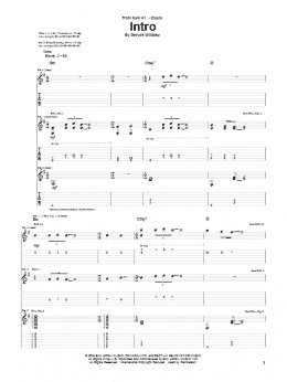 page one of Intro (Guitar Tab)
