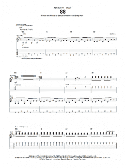 page one of 88 (Guitar Tab)