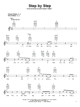 page one of Step By Step (Easy Guitar)