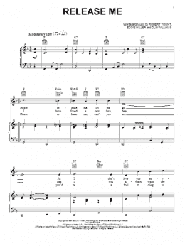 page one of Release Me (Piano, Vocal & Guitar Chords (Right-Hand Melody))