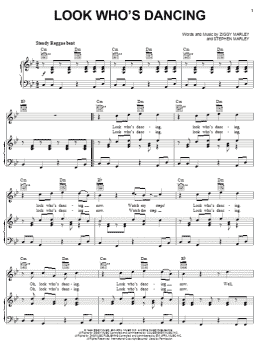 page one of Look Who's Dancing (Piano, Vocal & Guitar Chords (Right-Hand Melody))