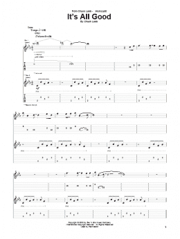 page one of It's All Good (Guitar Tab)