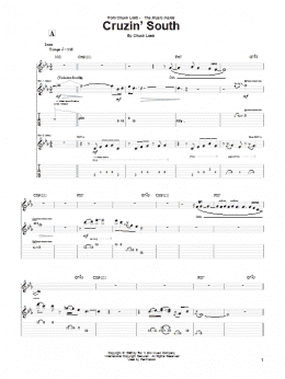 page one of Cruzin' South (Guitar Tab)
