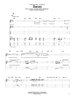 page one of Sarao (Guitar Tab)