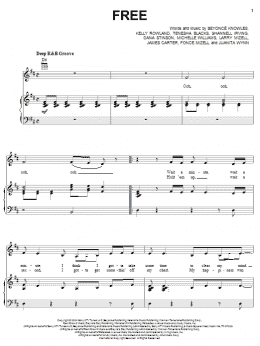 page one of Free (Piano, Vocal & Guitar Chords (Right-Hand Melody))