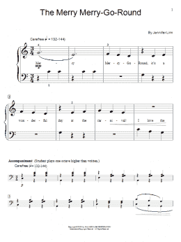 page one of The Merry Merry-Go-Round (Educational Piano)