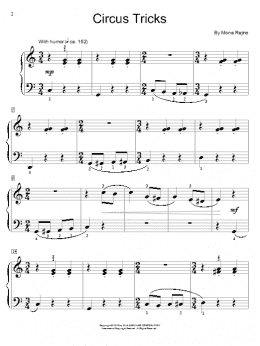 page one of Circus Tricks (Educational Piano)