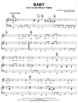 page one of Baby (You've Got What It Takes) (Piano, Vocal & Guitar Chords (Right-Hand Melody))