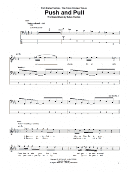 page one of Push And Pull (Bass Guitar Tab)