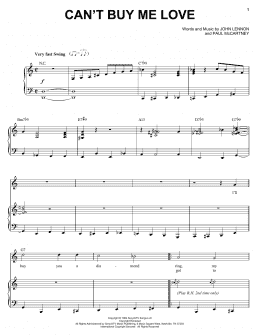 page one of Can't Buy Me Love (Piano & Vocal)