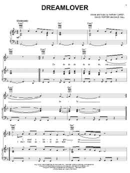 page one of Dreamlover (Piano, Vocal & Guitar Chords (Right-Hand Melody))