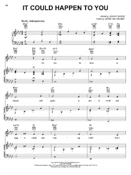 page one of It Could Happen To You (Piano, Vocal & Guitar Chords (Right-Hand Melody))