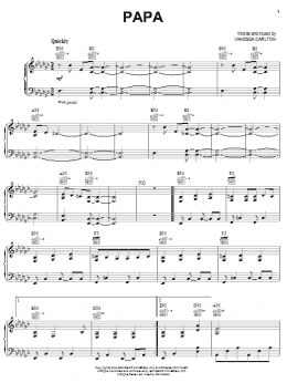 page one of Papa (Piano, Vocal & Guitar Chords (Right-Hand Melody))