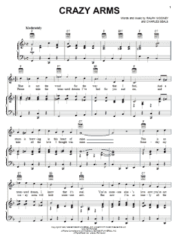 page one of Crazy Arms (Piano, Vocal & Guitar Chords (Right-Hand Melody))