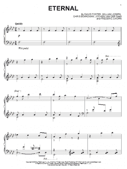 page one of Eternal (Piano Solo)