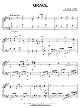 page one of Grace (Piano Solo)