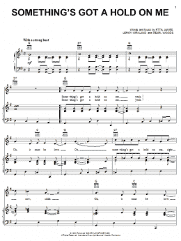 page one of Something's Got A Hold On Me (Piano, Vocal & Guitar Chords (Right-Hand Melody))